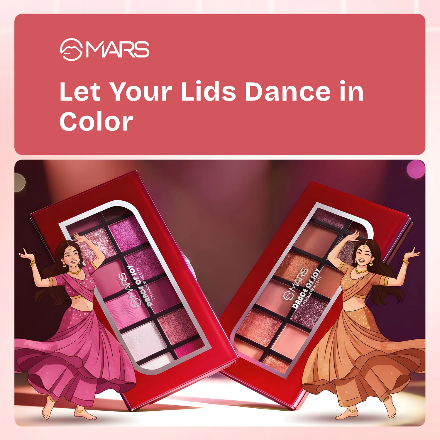 12 Color Eyeshadow Palette | Dance Of Joy - Image 6
