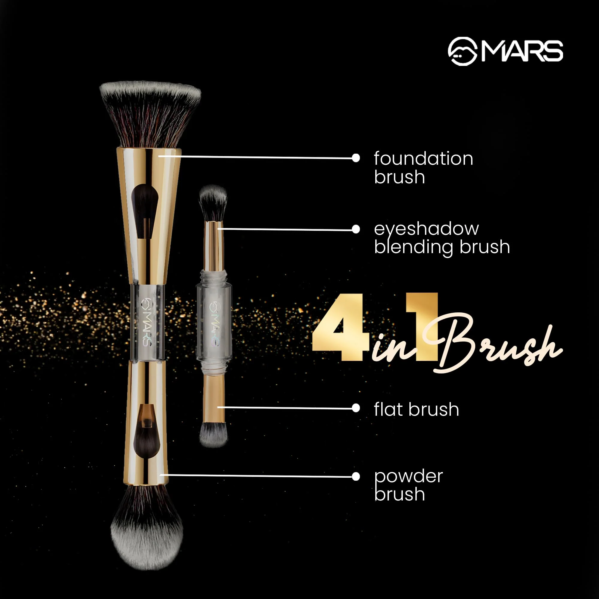 4 In 1 Travel Brush - Image 3