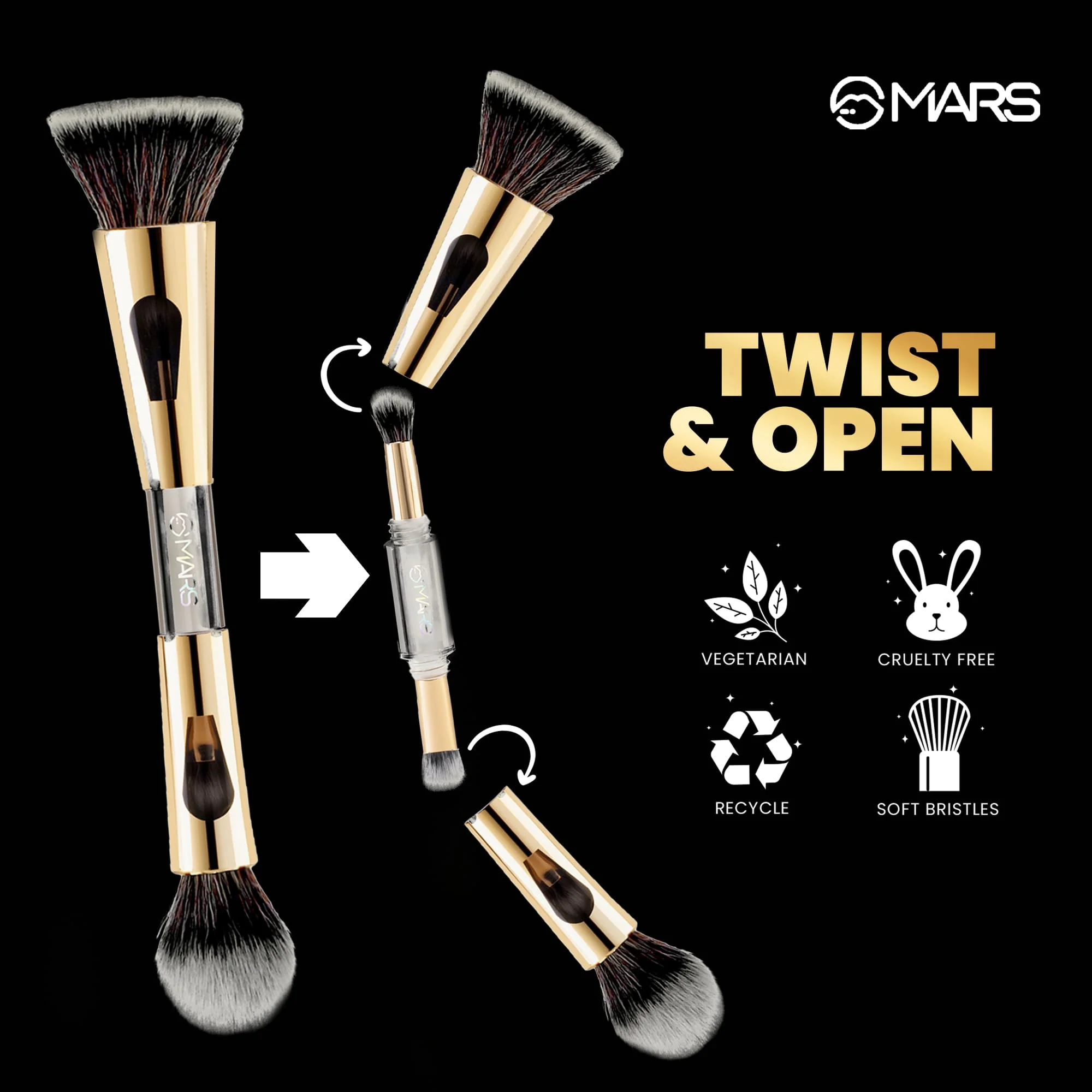 4 In 1 Travel Brush - Image 4