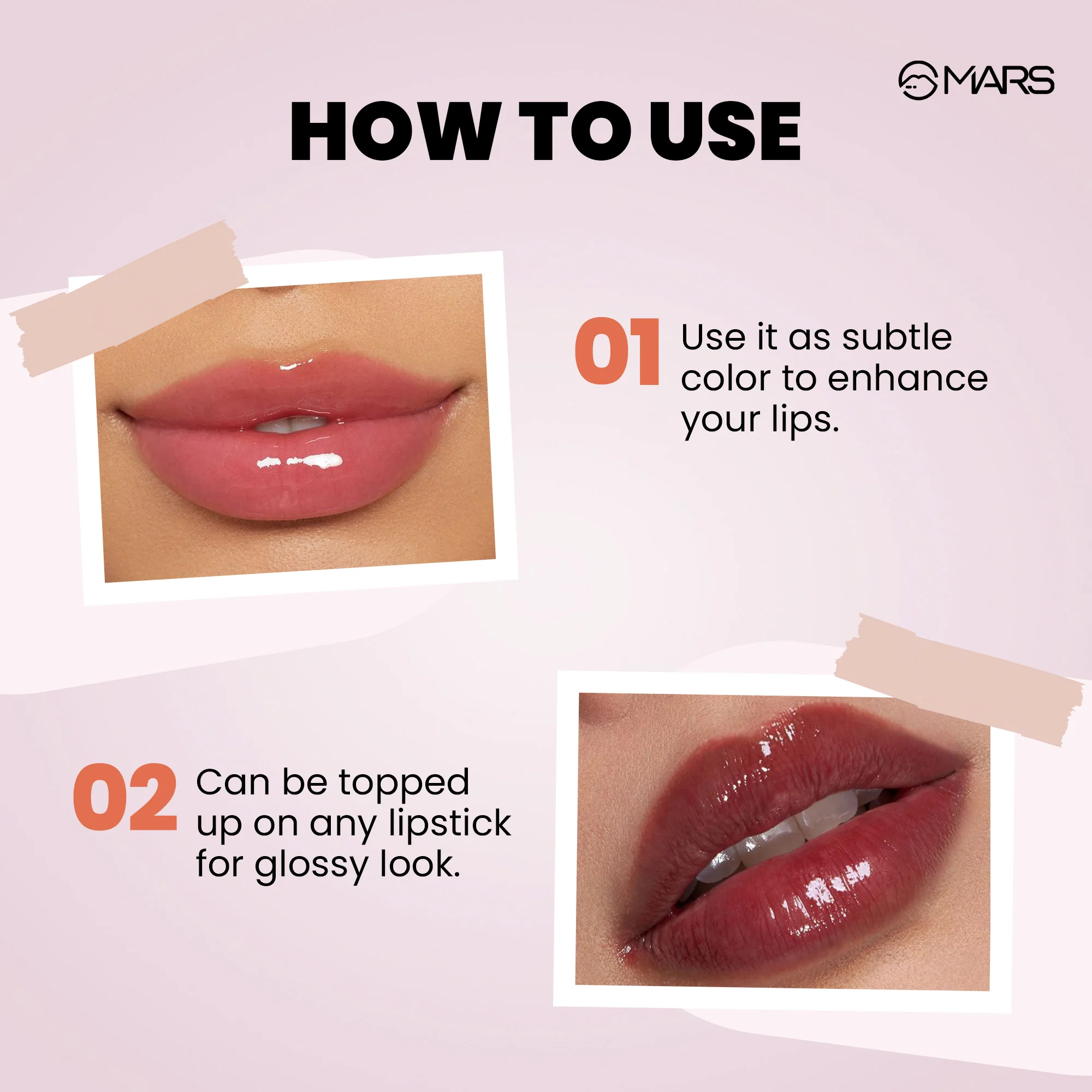 Clear Quartz Tinted Lip Gloss - Image 4