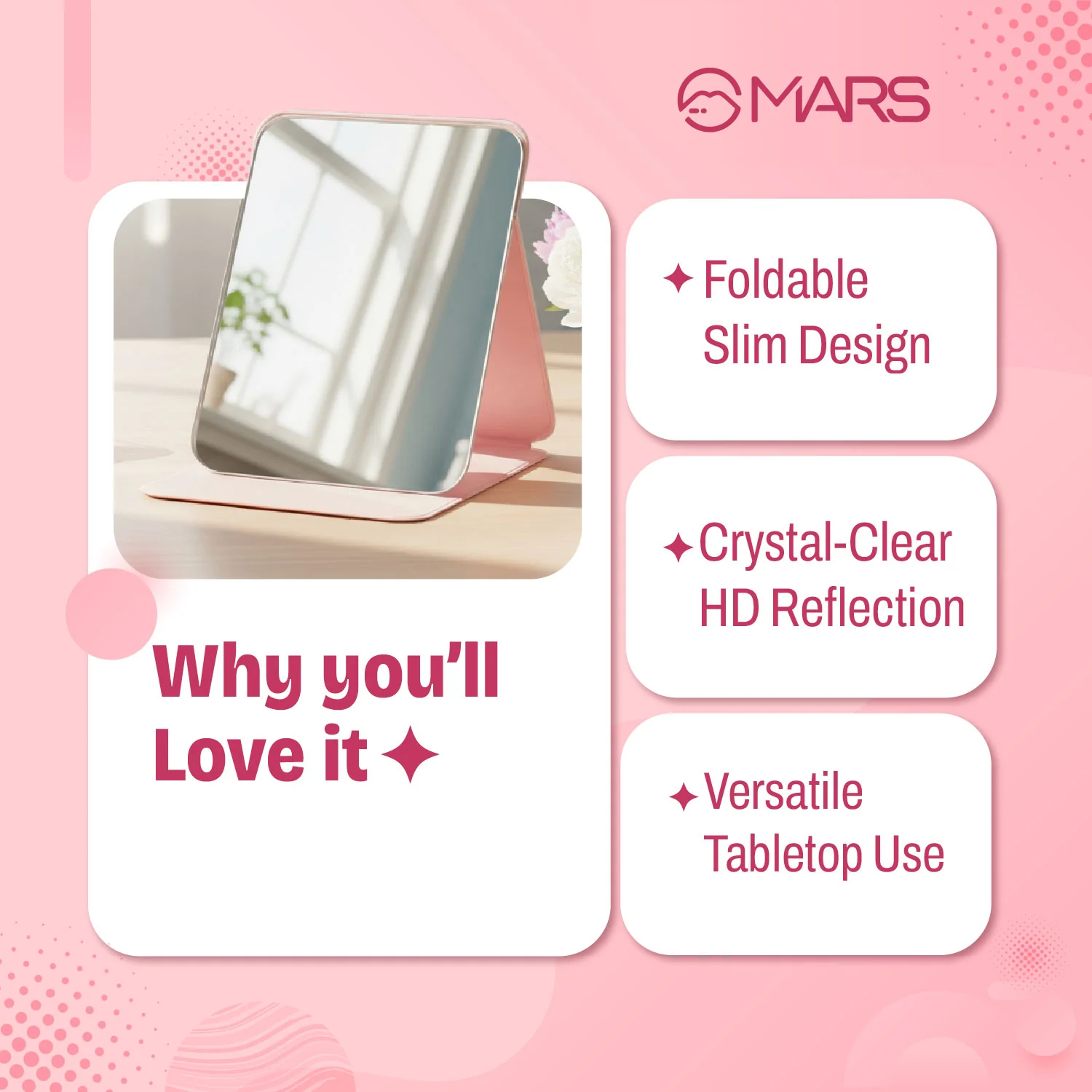 Foldie | Foldable Makeup Mirror - Image 7
