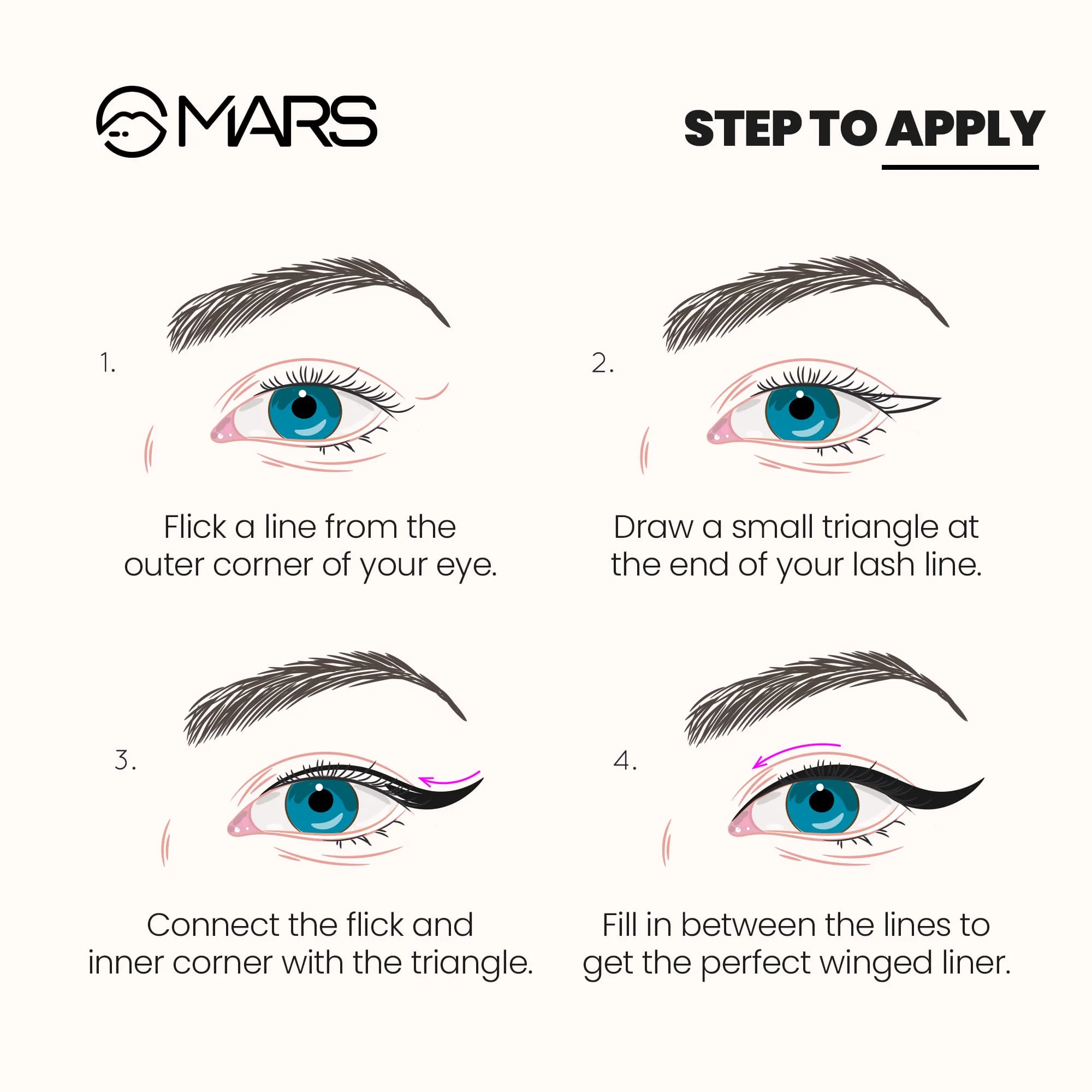 Black Liquid Eyeliner | Free Flow Eyeliner - Image 5