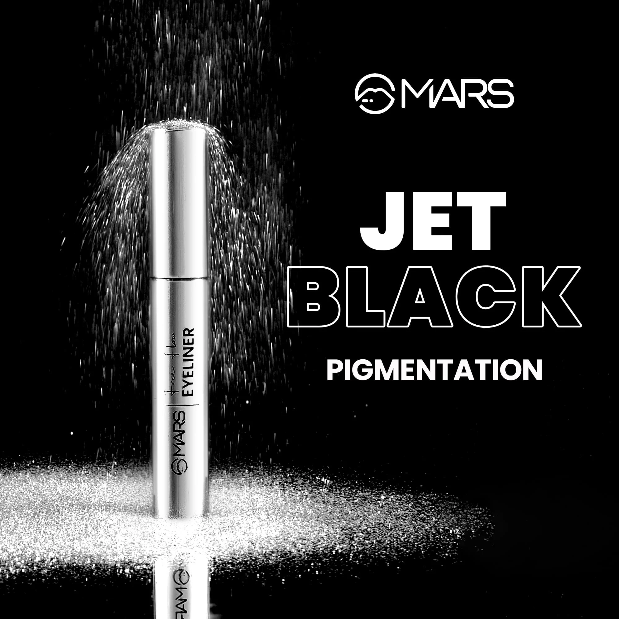 Black Liquid Eyeliner | Free Flow Eyeliner - Image 7