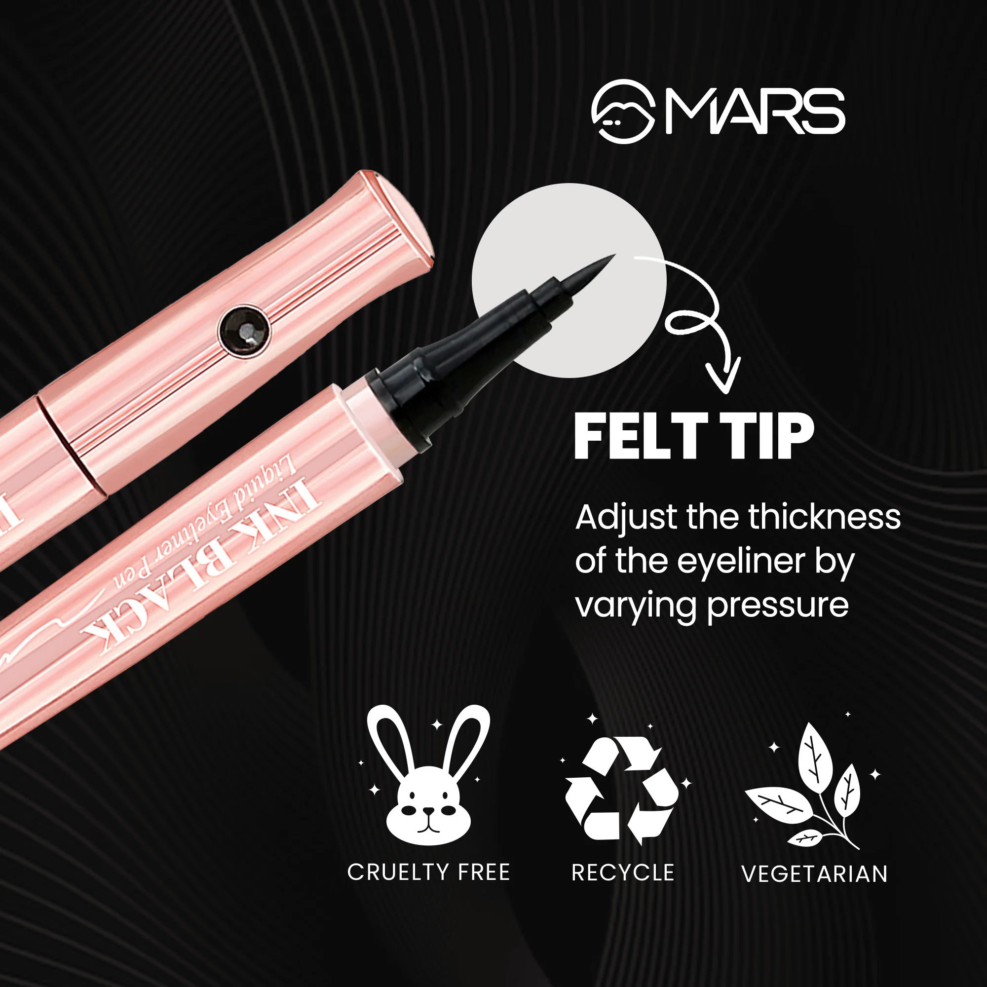 Sketch Pen Eyeliner | Ink Black Eyeliner - Image 4