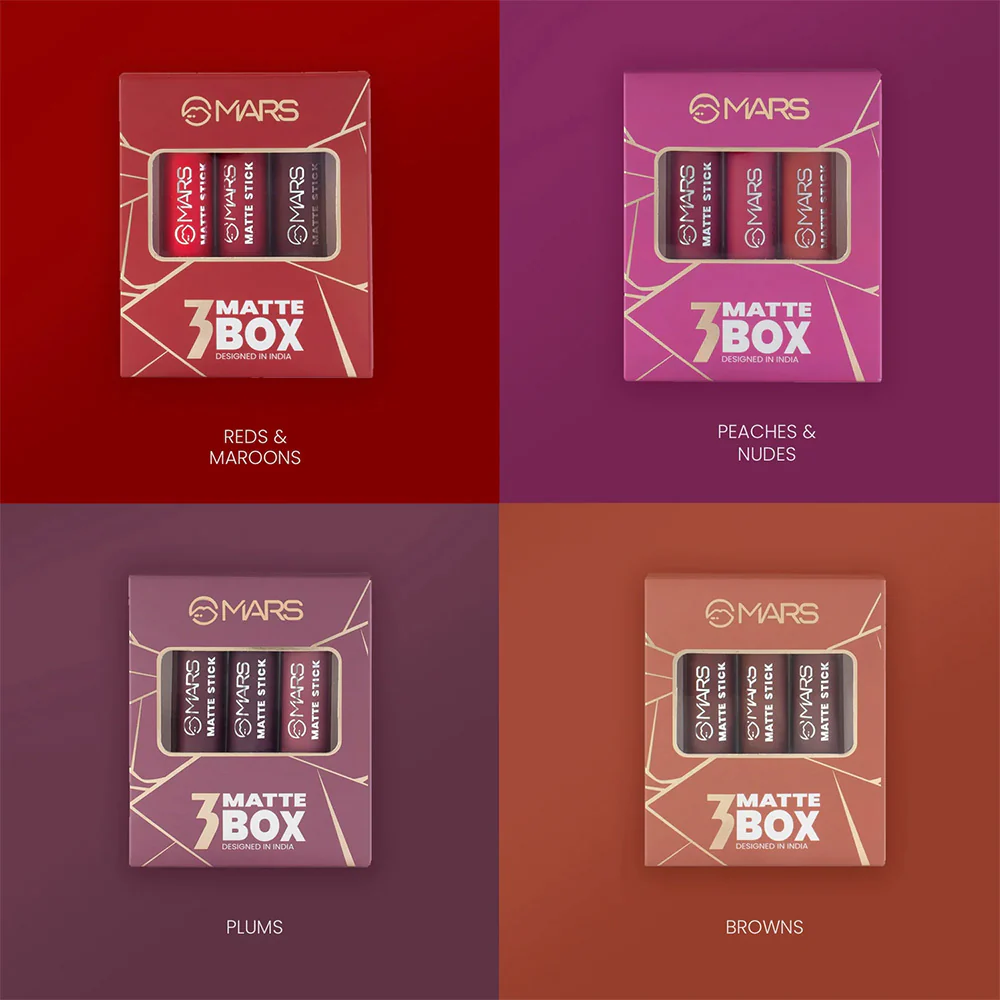 Matte Lipsticks Box | Set of 3 - Image 4