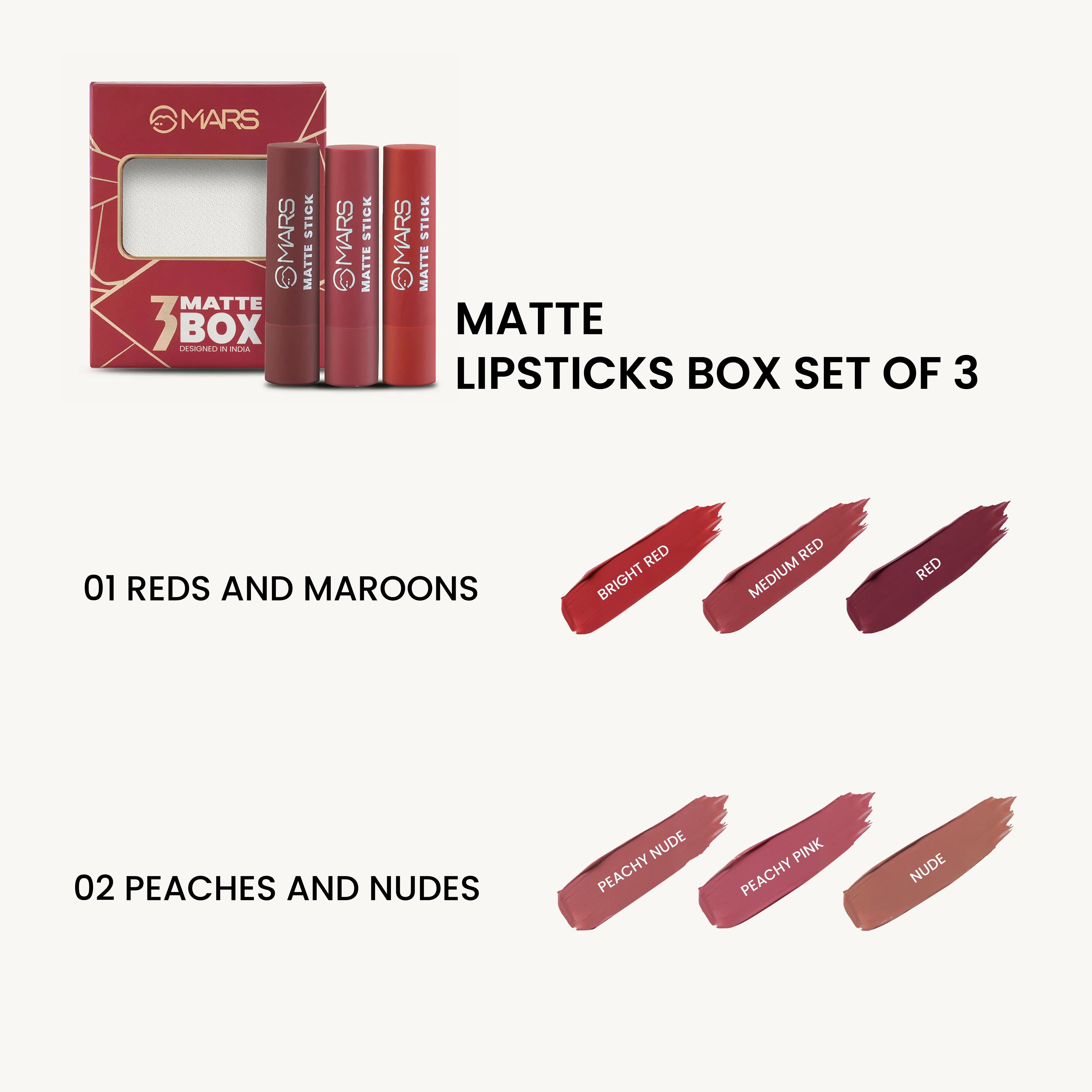 Matte Lipsticks Box | Set of 3 - Image 6