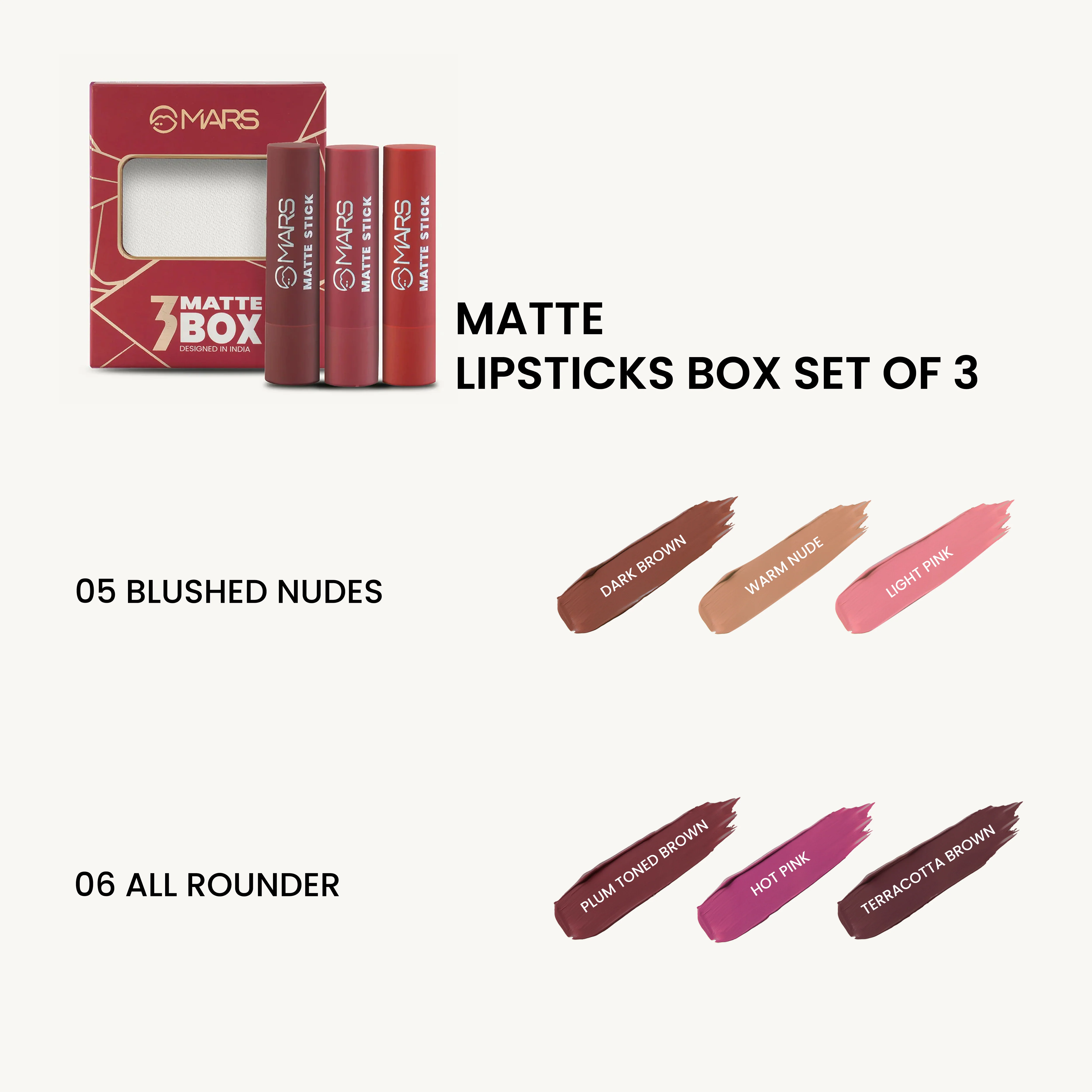 Matte Lipsticks Box | Set of 3 - Image 8