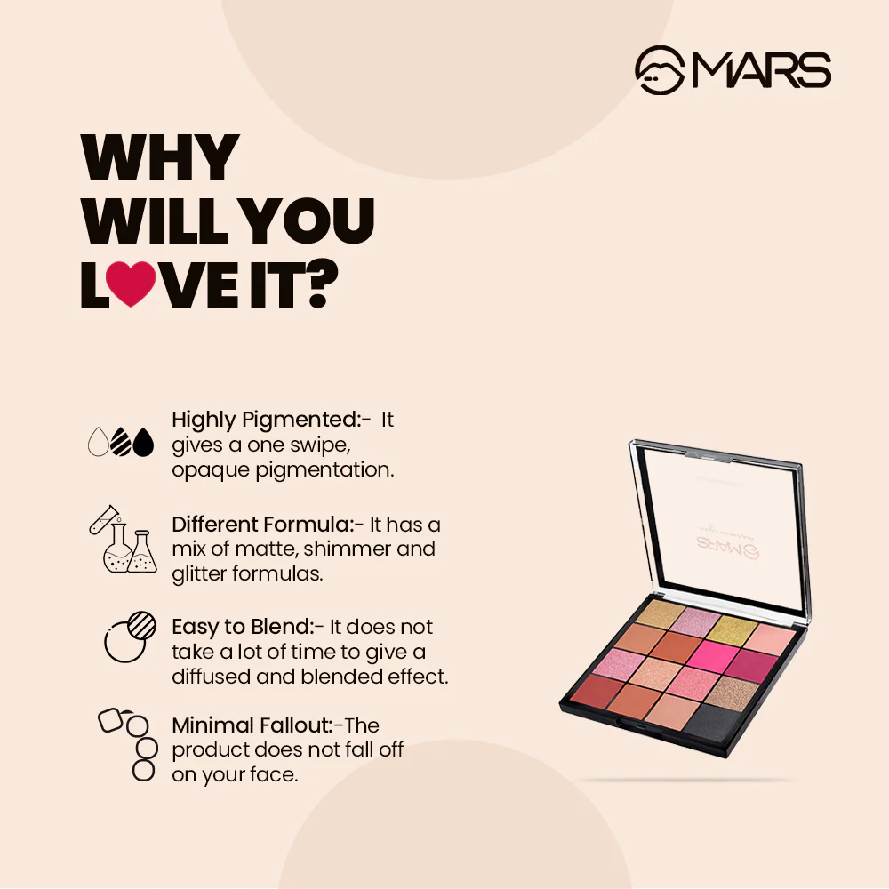 16 Color Eyeshadow Palette- Mesmereyes - Image 5