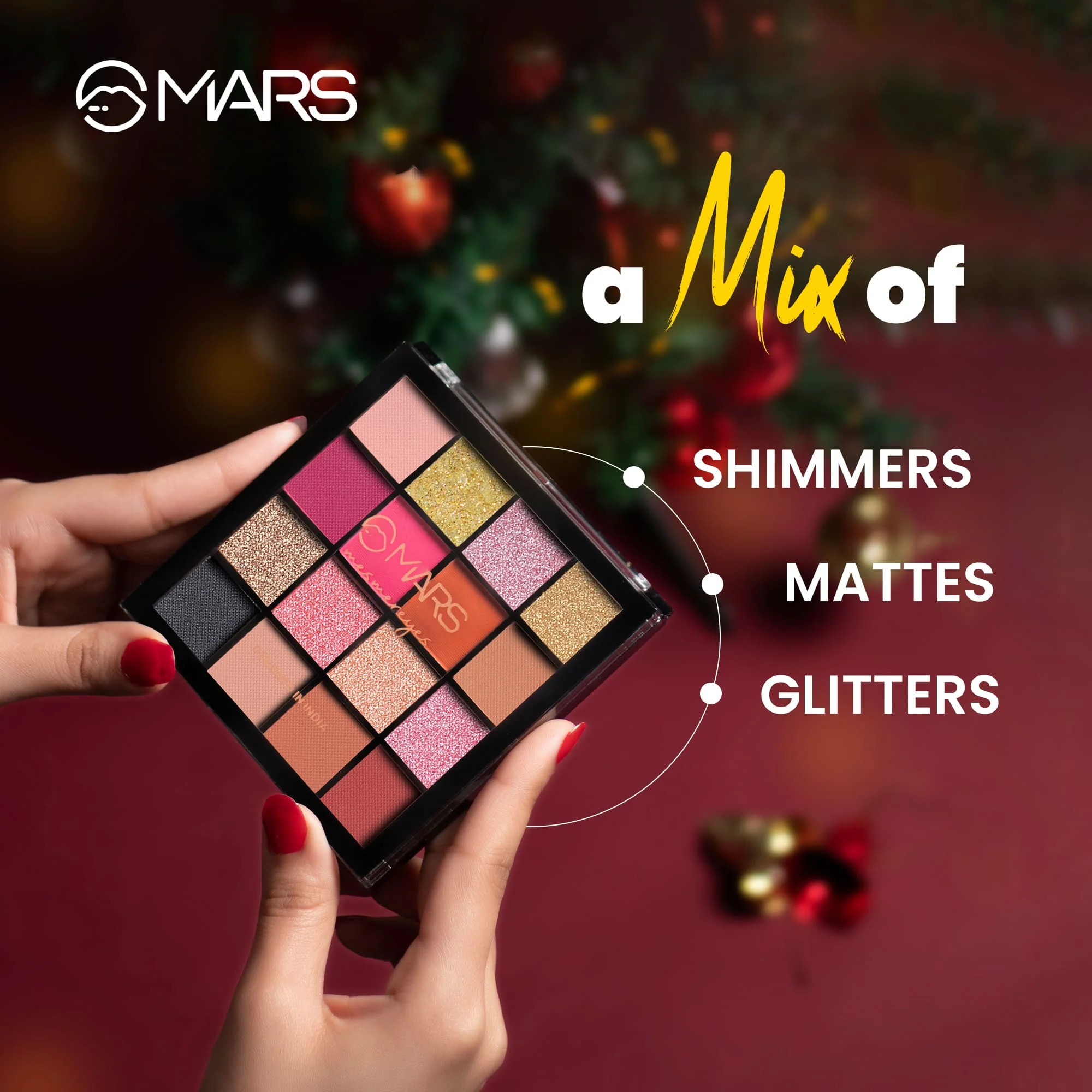 16 Color Eyeshadow Palette- Mesmereyes - Image 6