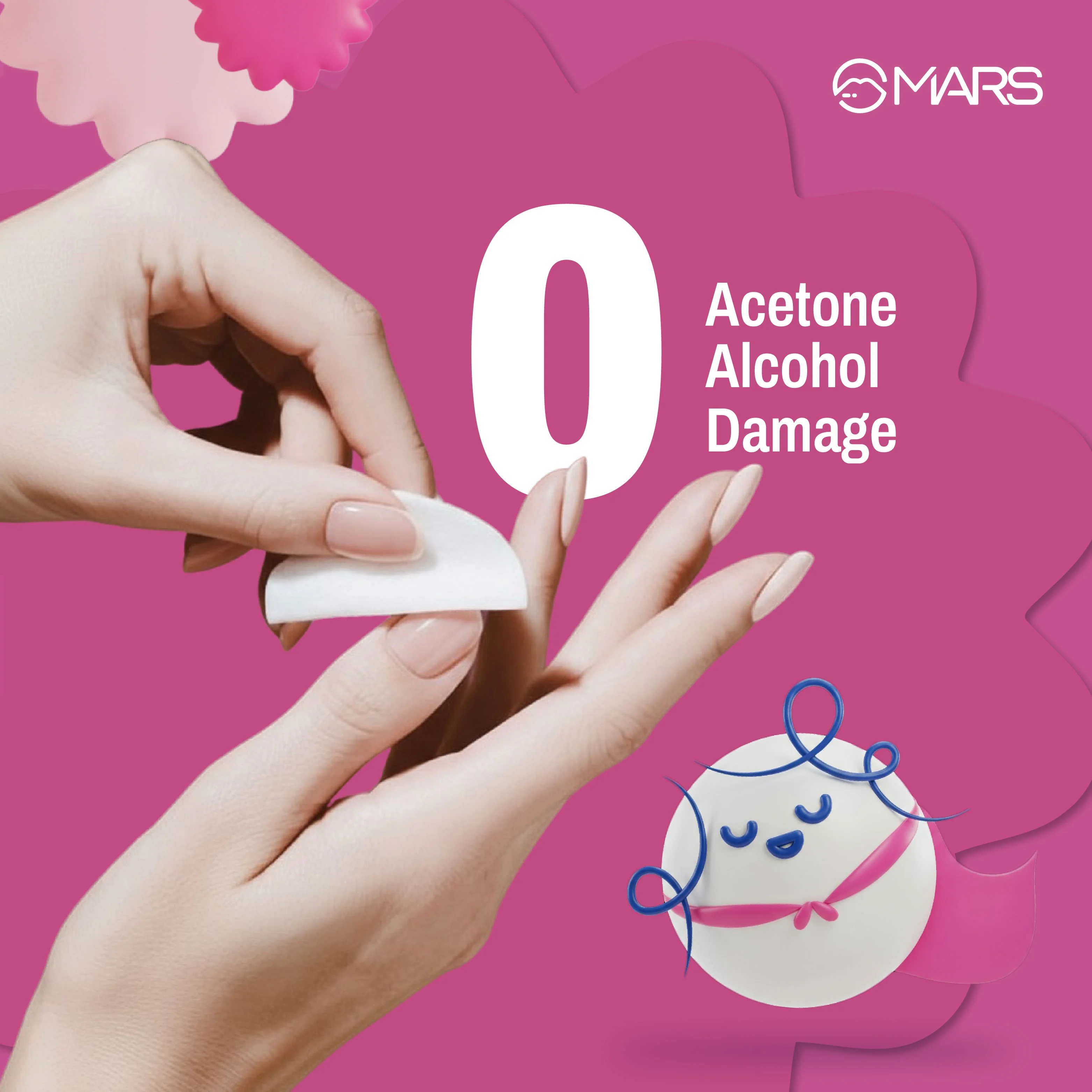 Miss Wipe out| Acetone-Free Nail Polish Remover Wipes - Image 5