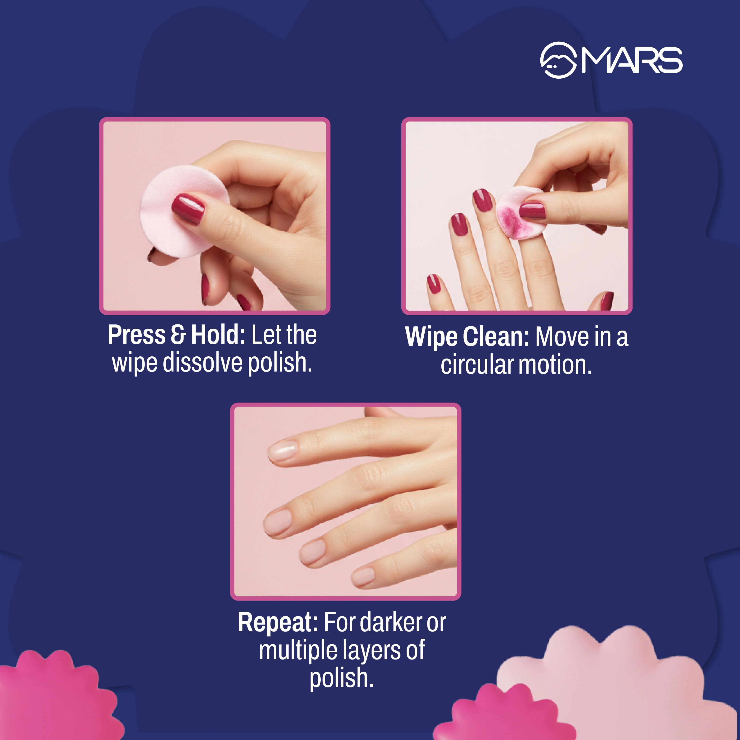 Miss Wipe out| Acetone-Free Nail Polish Remover Wipes - Image 7