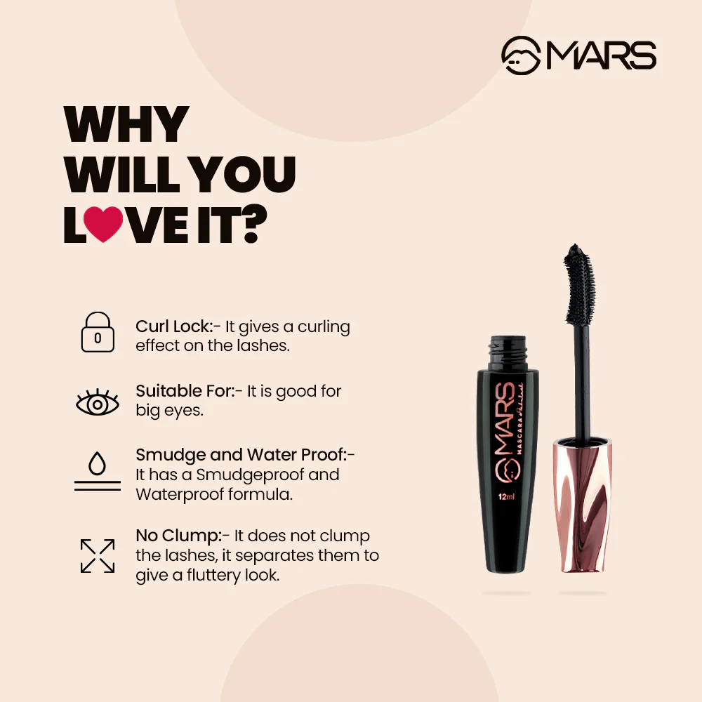 Smudge & Water Proof Mascara | Fabulash Mascara - Image 3
