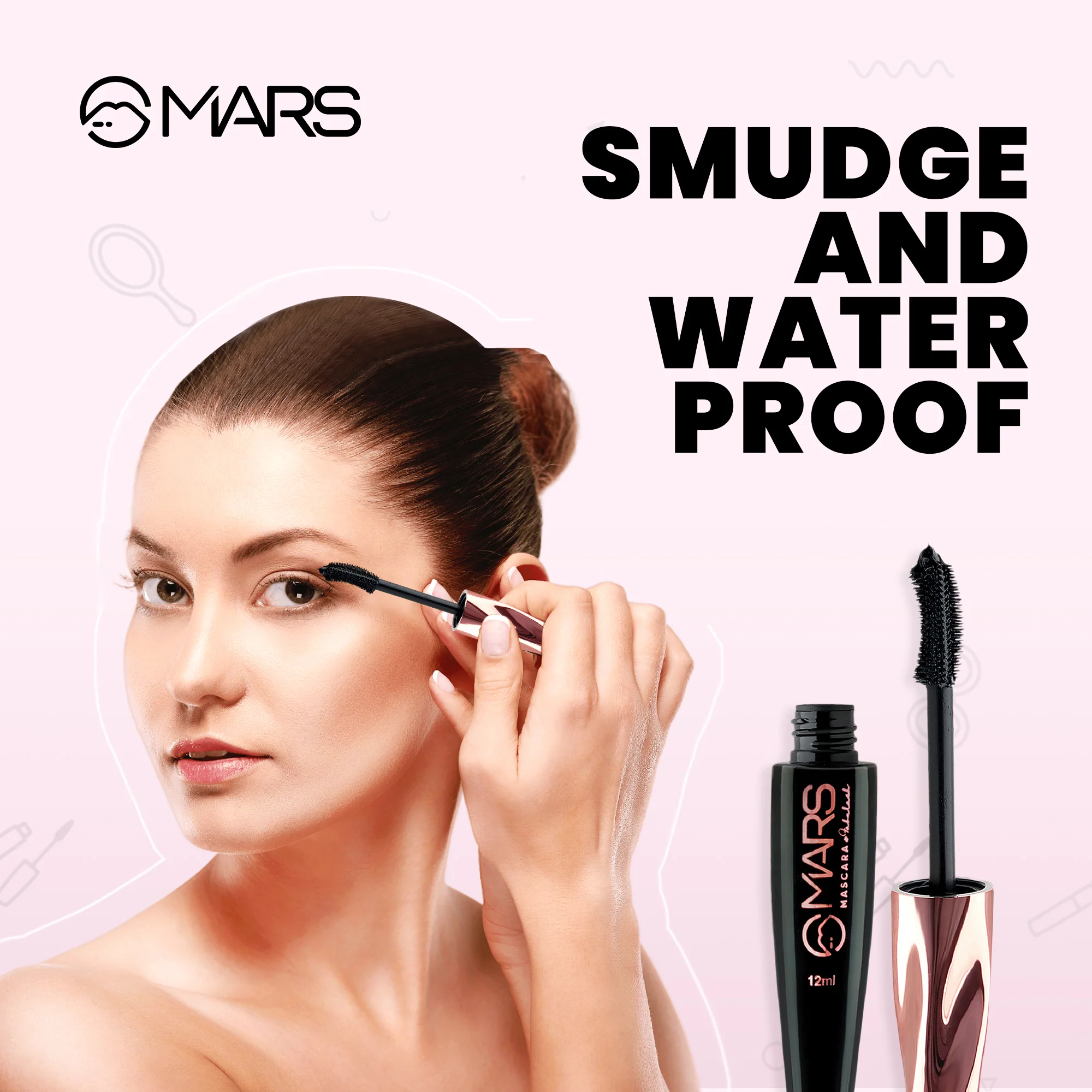 Smudge & Water Proof Mascara | Fabulash Mascara - Image 4